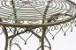 Preview: DanDiBo bistro table antique round folding table Malega 12184 bistro table garden table metal iron table balcony table vintage