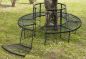 Preview: Round bench XXL D-200 cm metal bench tree bench seat garden bench wrought iron