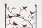Preview: Rankhilfe mit Vögel 120705 Rankgitter aus Metall H-150cm B-50cm Kletterhilfe