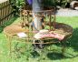 Preview: Round bench metal Bench 100112 Tree bench Seat Garden bench D-140cm H-84cm