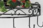 Preview: Wandregal 09919 Wandkonsole 50cm Küchenregal aus Metall Topfhänger Kräuterregal