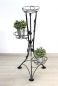 Preview: DanDiBo Flower Staircase Metal Black 100 cm Flower Stand with 3 Shelves KW041 Flower Column Plant Stand Plant Column Flower Stool
