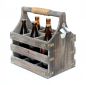 Preview: DanDiBo Wooden beer carrier with opener 93860 Bottle carrier Bottle opener Bottle basket Men's handbag Gifts for men