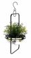 Preview: DanDiBo Blumenampel Innen Metall Wand Hängepflanzen 45 cm 96083 S mit Topf Silber Pflanzenhänger Blumenhänger Topfhänger Blumen Blumentopfhänger Hängetopf