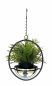Preview: DanDiBo hanging basket indoor metal wall hanging plants 43 cm 96087 S with pot silver plant hanger flower hanger pot hanger flowers flower pot hanger hanging pot
