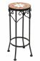 Preview: Blumenhocker Merano 46cm Mosaik 12011 Blumenständer Hocker Rund Beistelltisch