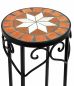 Preview: Blumenhocker Merano 46cm Mosaik 12011 Blumenständer Hocker Rund Beistelltisch