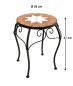 Preview: Blumenhocker Merano Mosaik 12014 Blumenständer 37cm Hocker Rund Beistelltisch