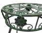 Preview: Blumenhocker Metall Grün Rund 60 cm Blumenständer 96008 M Blumensäule Antik Pflanzenständer Pflanzenhocker Vintage