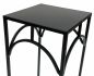 Preview: DanDiBo Blumenhocker Metall Schwarz Eckig 50 cm Blumenständer 96132 S Beistelltisch Blumensäule Modern Pflanzenständer Pflanzenhocker