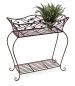 Preview: DanDiBo Flower Stand with Basket Flower Box Brown 75 cm 93980 L Plant Box Modern Plant Stand Plant Shelf