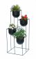 Preview: DanDiBo Flower Staircase Metal Black 90 cm Plant Staircase with Pot Indoor Flower Stand 210015 Flower Column Modern Plant Stand Flower Stool