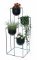 Preview: DanDiBo Flower Staircase Metal Black 90 cm Plant Staircase with Pot Indoor Flower Stand 210015 Flower Column Modern Plant Stand Flower Stool