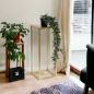 Preview: DanDiBo Flower Stool Metal Gold Angular 60 cm Flower Stand Side Table 96506 M Flower Column Modern Plant Stand Plant Stool