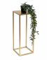 Preview: DanDiBo Flower Stool Metal Gold Angular 60 cm Flower Stand Side Table 96506 M Flower Column Modern Plant Stand Plant Stool