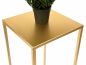 Preview: DanDiBo Flower Stool Metal Gold Angular 70 cm Flower Stand Side Table 96506 L Flower Column Modern Plant Stand Plant Stool