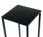 Preview: DanDiBo Flower Stool Metal Black Square 50 cm Flower Stand Side Table 96315 S Flower Column Modern Plant Stand Plant Stool