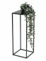 Preview: DanDiBo Blumenhocker Metall Schwarz Eckig 60 cm Blumenständer Beistelltisch 96315 M Blumensäule Modern Pflanzenständer Pflanzenhocker