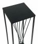 Preview: DanDiBo Blumenhocker Metall Schwarz Eckig 70 cm Blumenständer Beistelltisch 96457 Blumensäule Design Modern Pflanzenständer Pflanzenhocker