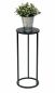 Preview: DanDiBo Flower Stool Metal Black Round 50 cm Flower Stand Side Table 96316 S Flower Column Modern Plant Stand Plant Stool