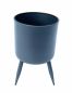 Preview: DanDiBo Flower pot with feet Plant pot Flower pot with legs Metal grey 23 cm 96260 M Modern plant stand