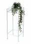 Preview: DanDiBo Flower Stool White Metal Square 70 cm Flower Stand 96314 L Side Table Flower Column Modern Plant Stand Plant Stool