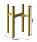 Preview: DanDiBo Adjustable Plant Stand Gold Metal 30 cm Flower Stand 96474 Flower Stool Adjustable Modern Plant Stool Flower Column