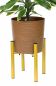 Preview: DanDiBo Adjustable Plant Stand Gold Metal 30 cm Flower Stand 96474 Flower Stool Adjustable Modern Plant Stool Flower Column