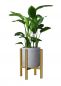 Preview: DanDiBo Adjustable Plant Stand Gold Metal 30 cm Flower Stand 96474 Flower Stool Adjustable Modern Plant Stool Flower Column