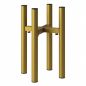 Preview: DanDiBo Adjustable Plant Stand Gold Metal 30 cm Flower Stand 96474 Flower Stool Adjustable Modern Plant Stool Flower Column
