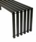 Preview: DanDiBo Garden Bench Metal Solid Weatherproof Black 120 cm Ela Bench Modern 96205 Park Bench Iron Slatted Bench