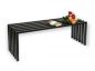 Preview: DanDiBo Garden Bench Metal Solid Weatherproof Black 120 cm Ela Bench Modern 96205 Park Bench Iron Slatted Bench