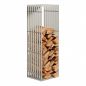 Preview: DanDiBo firewood rack indoor metal stainless steel firewood rack 96429 150 cm wood basket firewood holder wood rack