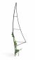 Preview: DanDiBo climbing support garden metal black sail climbing trellis flowers climbing plants roses ground plug climbing support flower holder climbing column