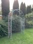 Preview: DanDiBo Rose arch Galvanised Solid 150 cm Archway 96524 Weatherproof Round arch Solid iron climbing aid Garden arch Hot-dip galvanised