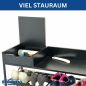 Preview: DanDiBo Shoe Rack Space-Saving Metal Black Modern 6 Tiers 100 cm with Shelf Shoe Stand with Storage Shoe Organizer Shoe Storage Shelf Design