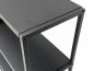 Preview: DanDiBo Console table Metal Black Narrow with 3 levels Modern 140x70x25 cm Shelf Standing shelf 96471 Metal shelf with shelf