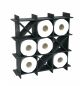 Preview: DanDiBo Toilettenpapierhalter Schwarz Holz Tic Tac Toe 96421 Klopapierhalter WC Freistehend Ersatzrollenhalter Papierhalter Rollenhalter