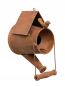 Preview: DanDiBo Vogelhaus zum Aufhängen Edelrost Deko Rost Gießkanne Wetterfest 96424 Nistkasten Futterstation für Vögel Shabby mit Kette hängend Metallkanne Kanne Balkon