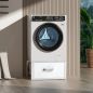 Preview: DanDiBo Washing machine base with drawer Metal White 96502 Washing machine base Washing machine pedestal Raised pedestal Modern Rubberised