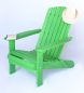 Preview: DanDiBo Strandstuhl Sonnenstuhl aus Holz Grün Gartenstuhl klappbar Adirondack Chair Deckchair