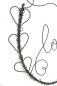 Preview: DanDiBo wire picture heart love door wreath 3102 wall wreath wall picture wire sign wall decoration decoration metal