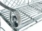 Preview: DanDiBo Gartenbank aus Metall Grau Bank 120 cm Sitzbank 96020 Baumbank Eisen Parkbank Garten Antik