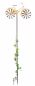 Preview: DanDiBo Gartenstecker Metall Fahrrad XL 160 cm Gelb 96101 Shabby Windspiel Windrad Wetterfest Gartendeko Garten Gartenstab Bodenstecker