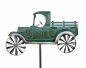 Preview: DanDiBo Gartenstecker Metall Oldtimer Auto XL 160 cm Grün 96102 Windspiel Windrad Wetterfest Gartendeko Garten Gartenstab Bodenstecker