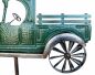 Preview: DanDiBo Gartenstecker Metall Oldtimer Auto XL 160 cm Grün 96102 Windspiel Windrad Wetterfest Gartendeko Garten Gartenstab Bodenstecker