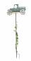 Preview: DanDiBo Gartenstecker Metall Oldtimer Auto XL 160 cm Grün 96102 Windspiel Windrad Wetterfest Gartendeko Garten Gartenstab Bodenstecker