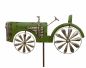 Preview: DanDiBo garden plug metal tractor XL 135 cm tractor green 96005 wind chime wind wheel weatherproof garden decoration garden stick ground plug