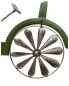 Preview: DanDiBo garden plug metal tractor XL 135 cm tractor green 96005 wind chime wind wheel weatherproof garden decoration garden stick ground plug