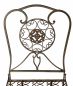 Preview: Gartenstuhl Metall Tecla 17921 Metallstuhl Stuhl Garten Vintage Eisen Nostalgie Eisenstuhl Braun Antik